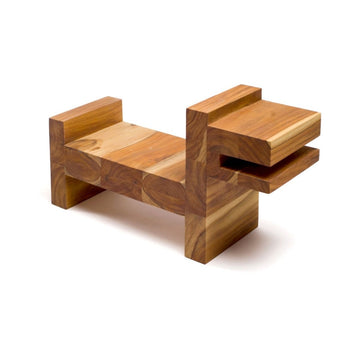 Aguayo | Solid Wood Dog Shaped Sculpture