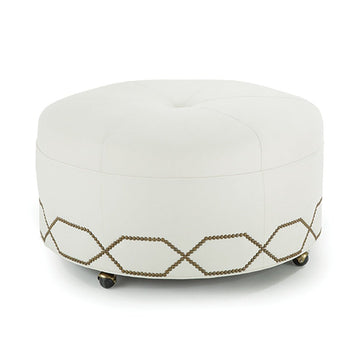 Coco Round Ottoman - Furniture
