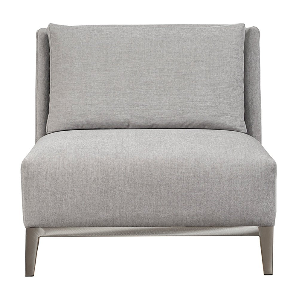 Barton Boxed Back Armless Chair - Furniture