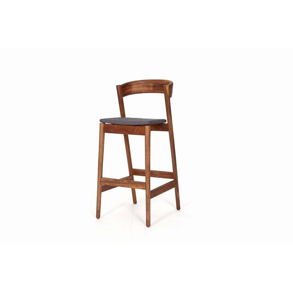 Tea | Tzalam Wood Stool - Furniture