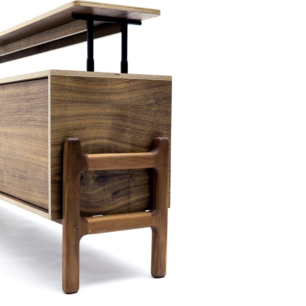 Helia | Credenza With Upper Shelf - Furniture