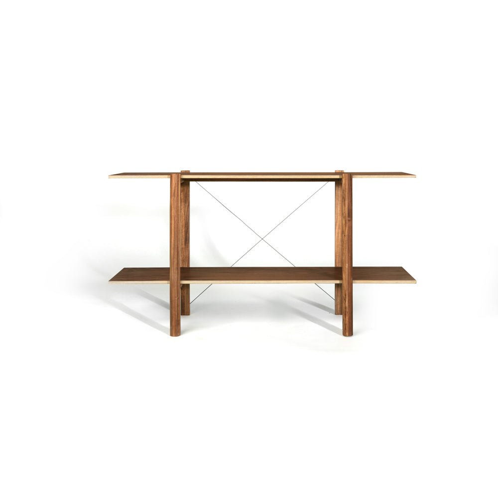 H | Solid Wood Bookcase - Furniture