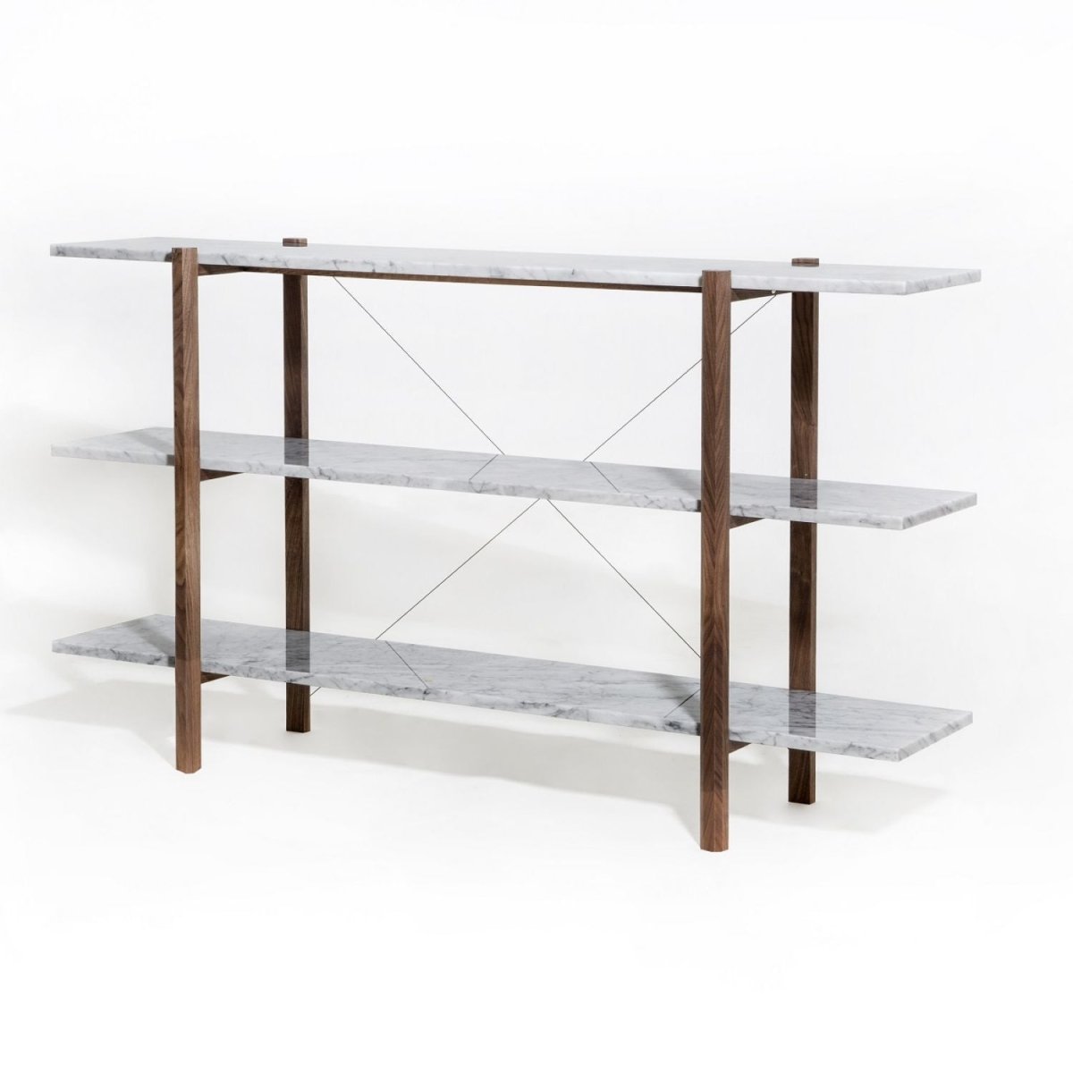 H | Solid Wood Bookcase - Furniture