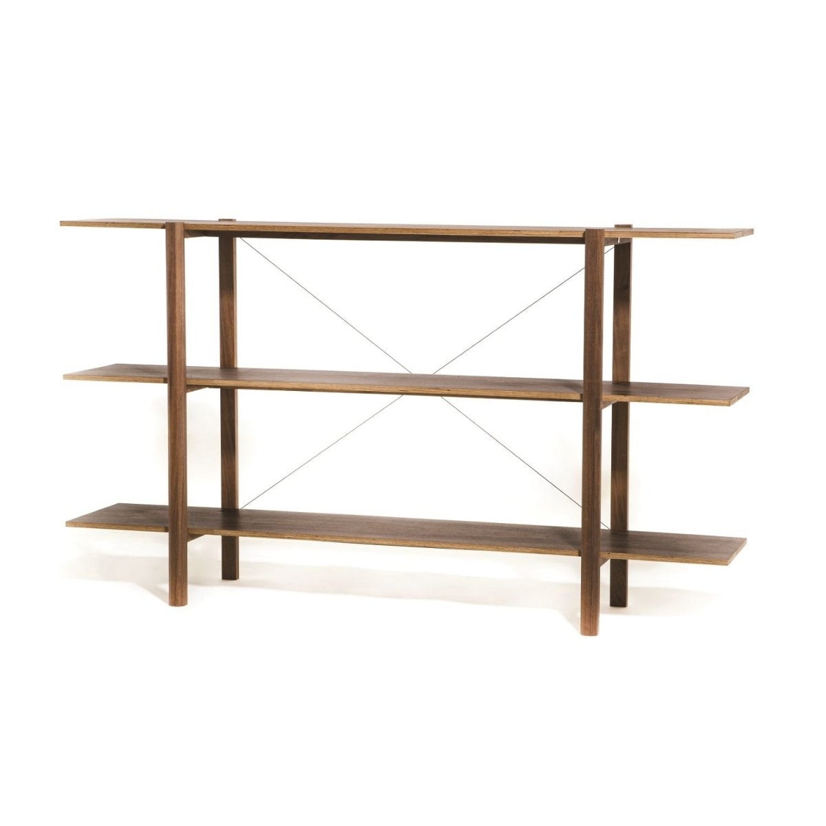 H | Solid Wood Bookcase - Furniture