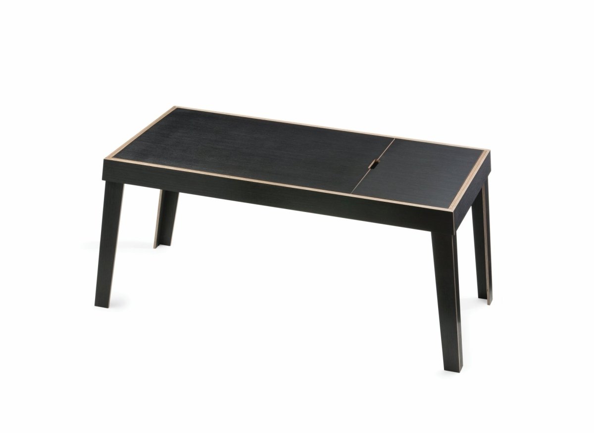 Mod | Large Two-Toned Birch Plywood Desk - Furniture