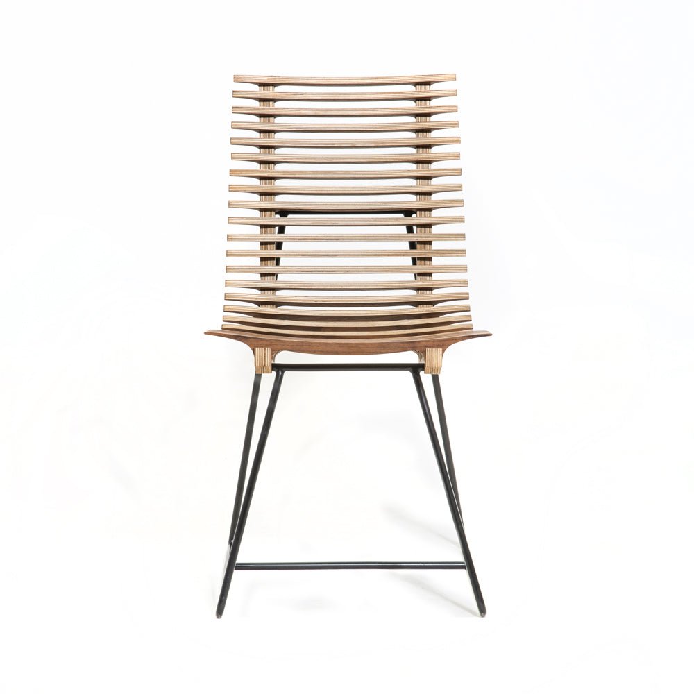 Pouzet | Rib Birch Plywood Chair - Furniture