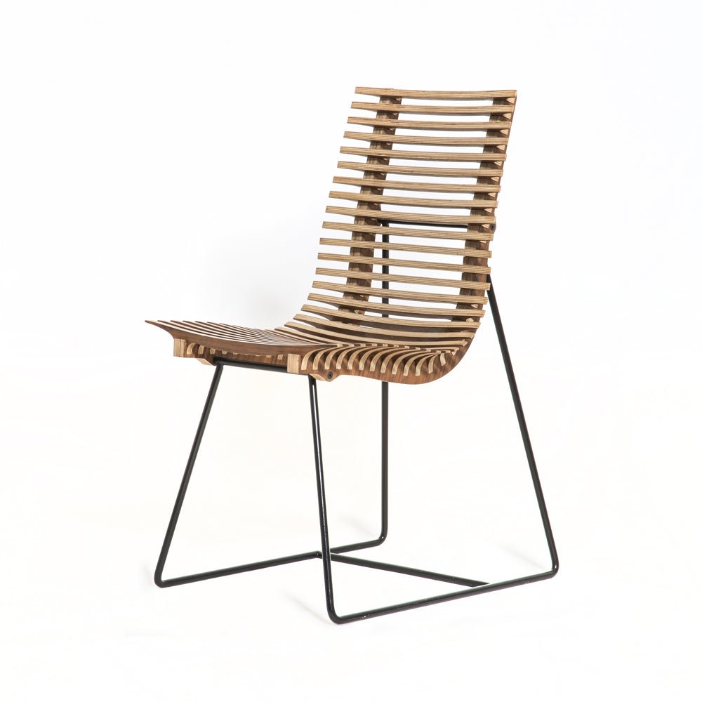 Pouzet | Rib Birch Plywood Chair - Furniture