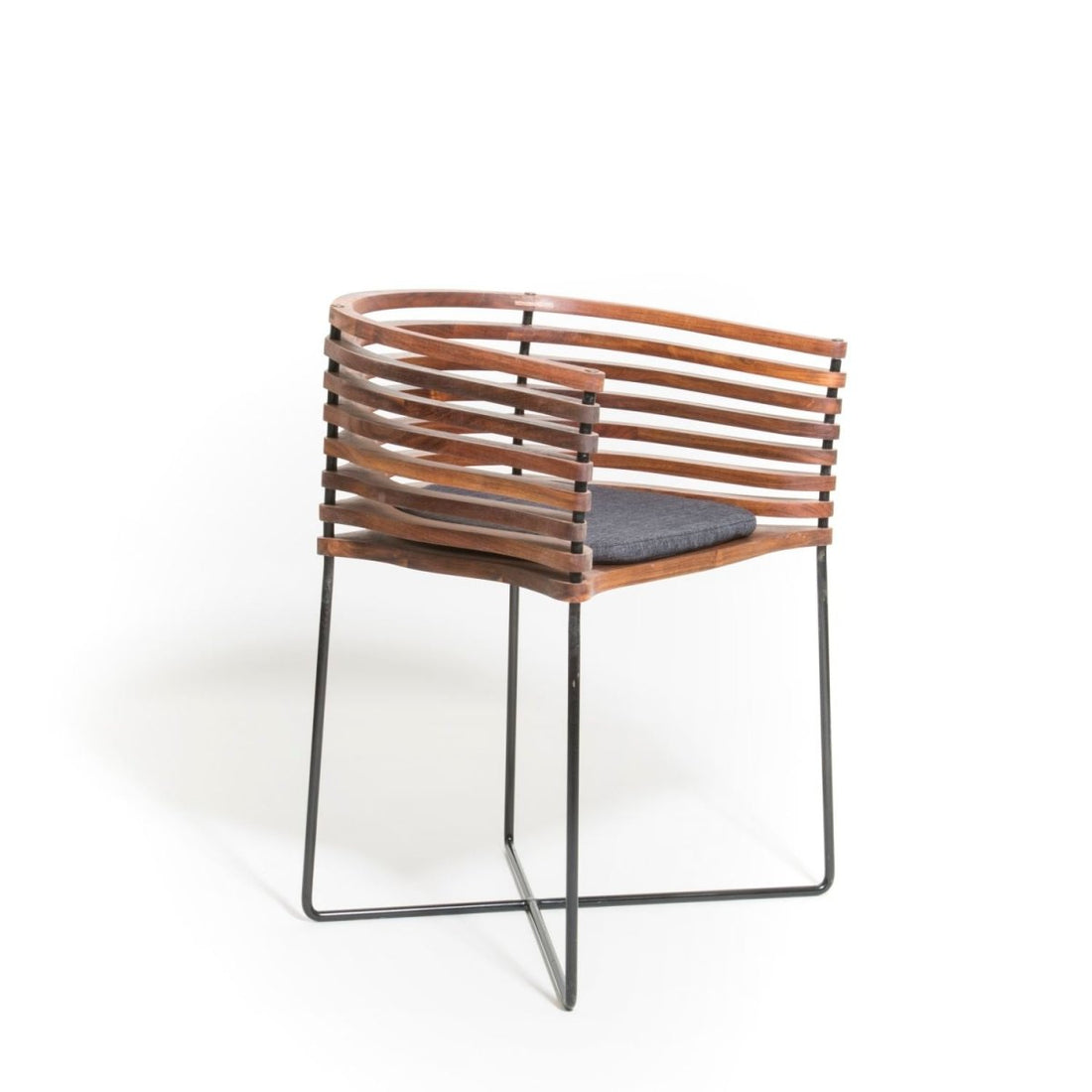 Pouzet 002 | Tzalam Wood U Shaped Chair - Furniture