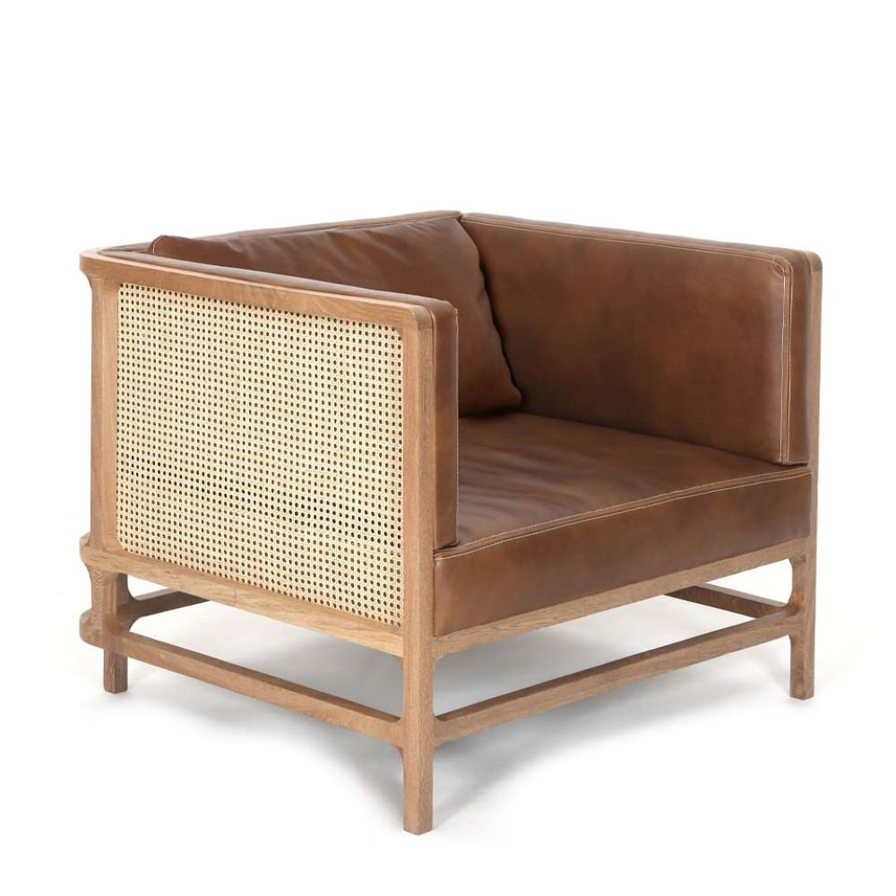 Otto | Armchair with Rush Frame - Furniture