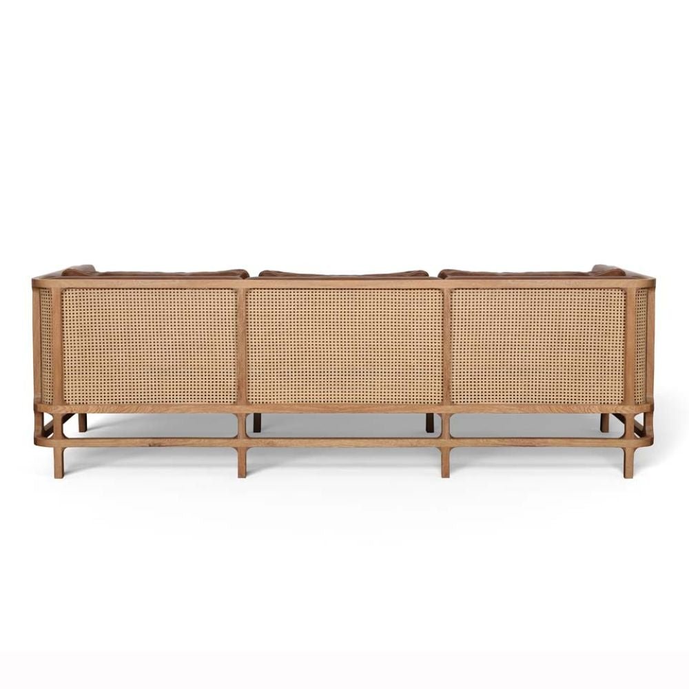 Otto | Three Seat Sofa with Rush Frame - Furniture