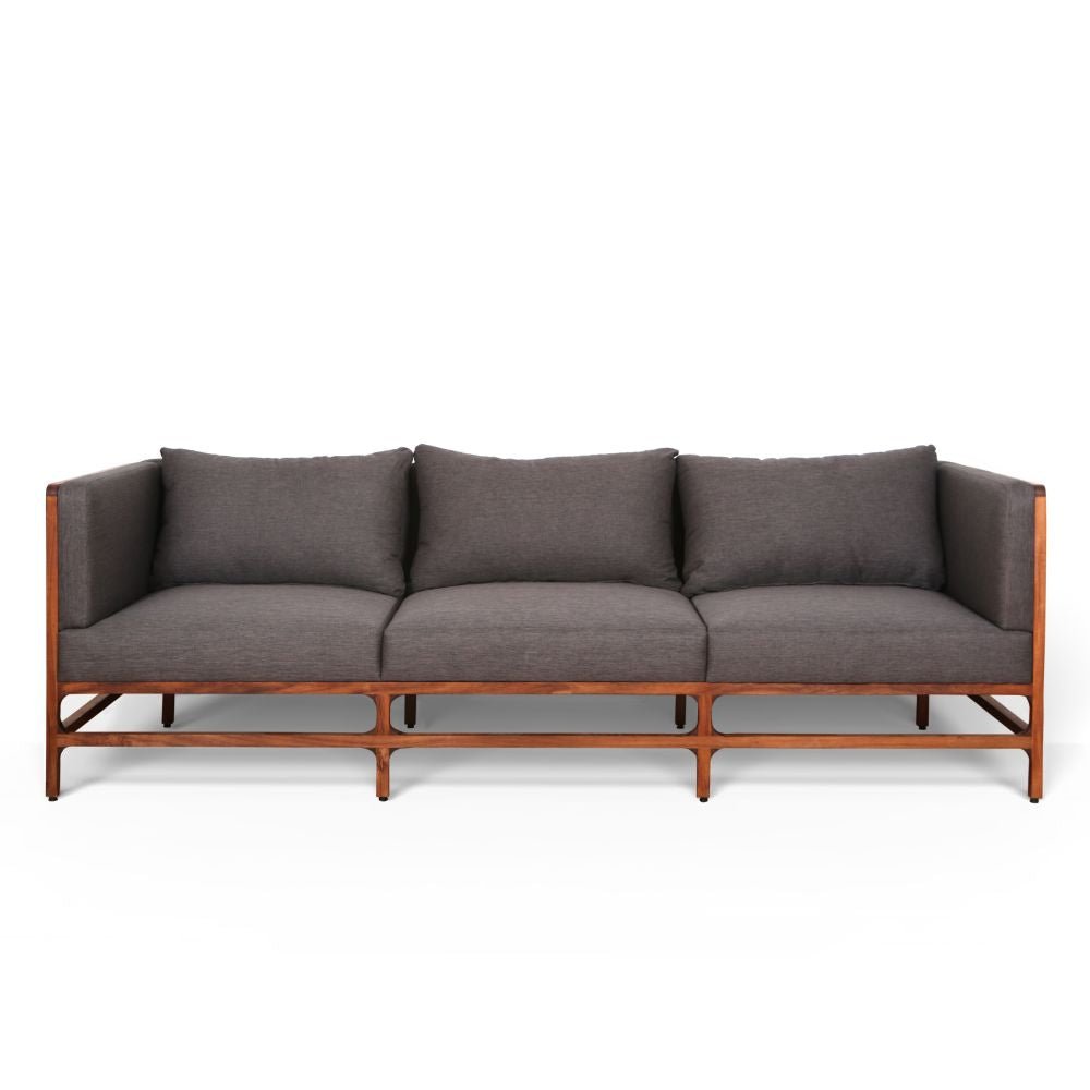 Otto | Three Seat Sofa with Rush Frame - Furniture