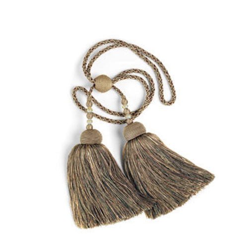 DOUBLE TIEBACK | STONE - Tassel
