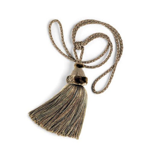 FUR TIEBACK | STONE - Tassel