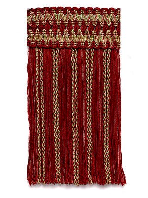 Villa Fringe | Borghese Red - Trim