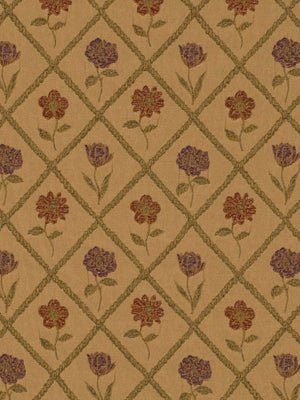 FLORAL DESIGN | PLUM - Upholstery - Fabric