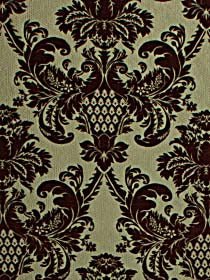 CHENILLE DAMSK | MINT BROWN - Upholstery - Fabric