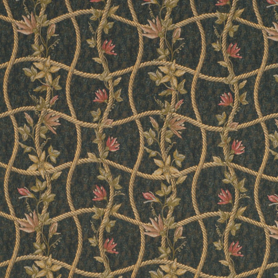 Crinkle Vines | Ocean - Upholstery - Fabric