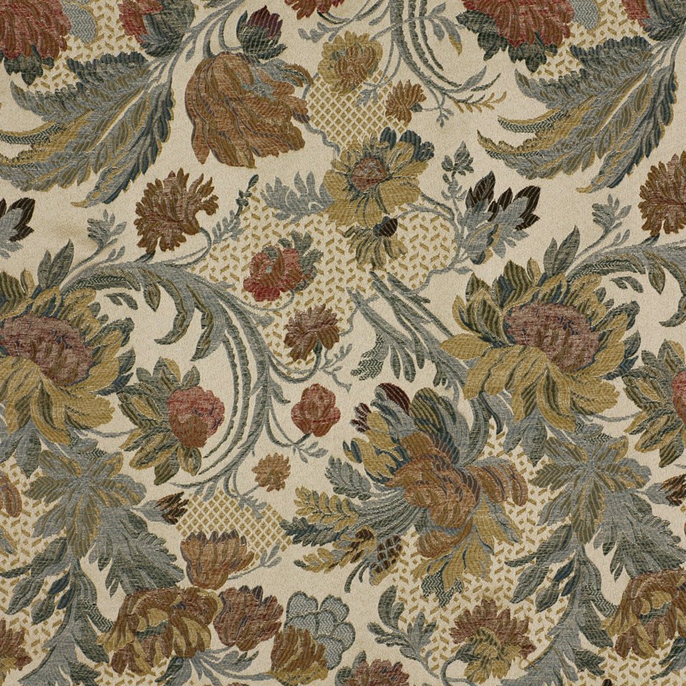 FLORAL RHAPSODY | OCEAN - Upholstery - Fabric