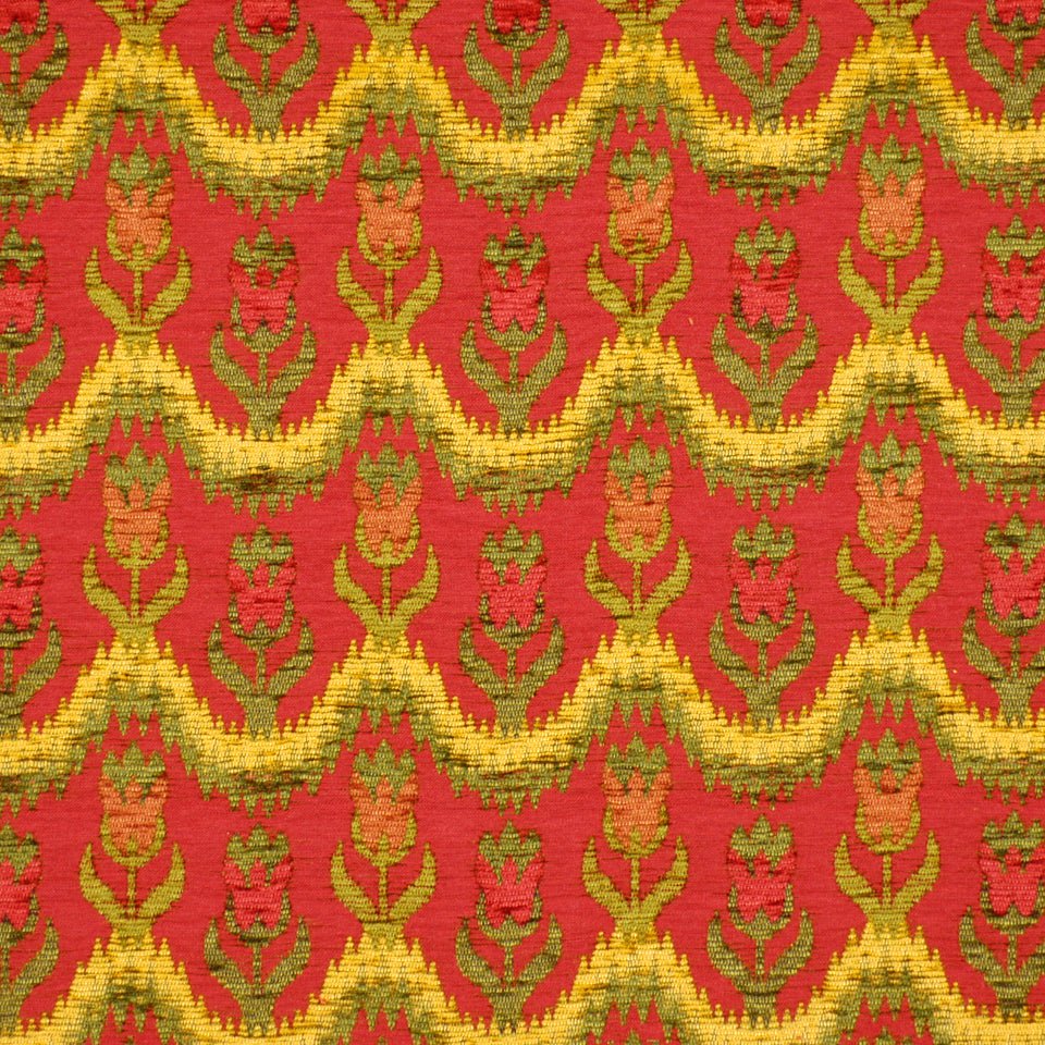 Spring Buds | Crimson - Upholstery - Fabric