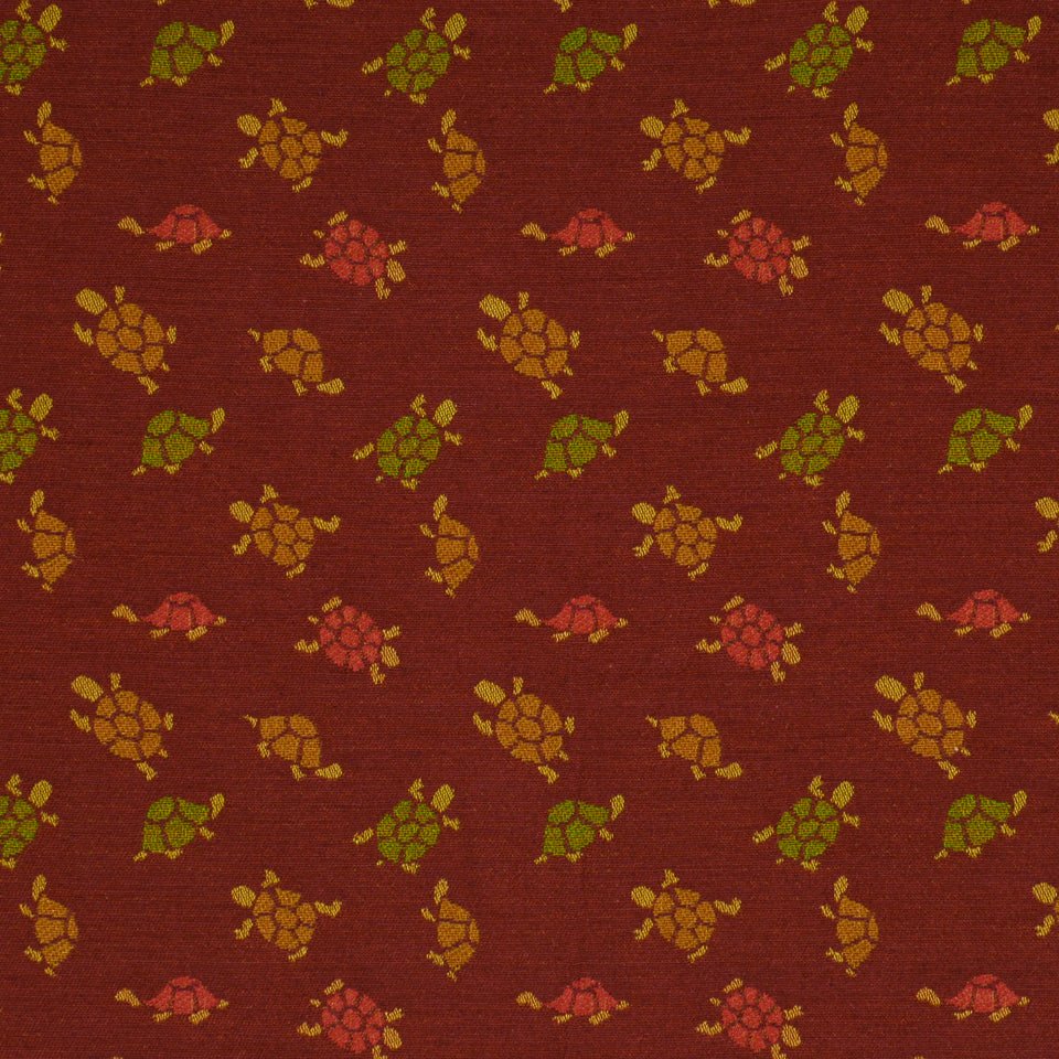 LITTLE TURTLES | MERLOT - Upholstery - Fabric