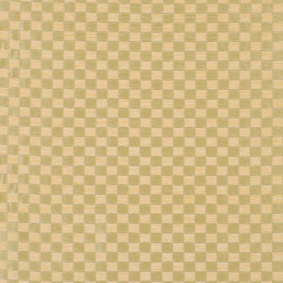 SHINY CHECKERS | GOLDEN PERIDOT - Upholstery - Fabric