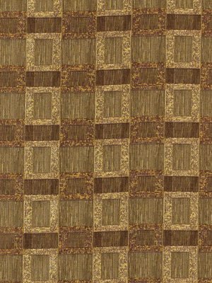 Brindled Boxes | Moss - Drapery - Fabric