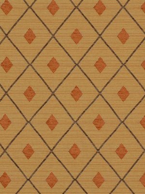 Diamond Net | Persimmon - Upholstery - Fabric