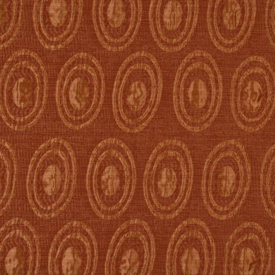 Circle Maze | Lava - Upholstery - Fabric