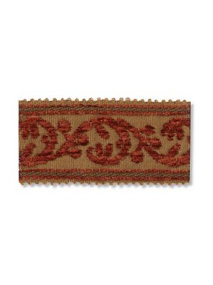 Velour Scroll | Tiger Lily - Trim
