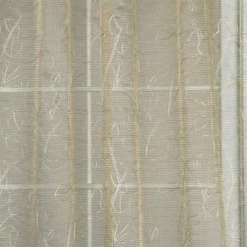 SHEER LEAVES | CASHEW - Drapery - Fabric