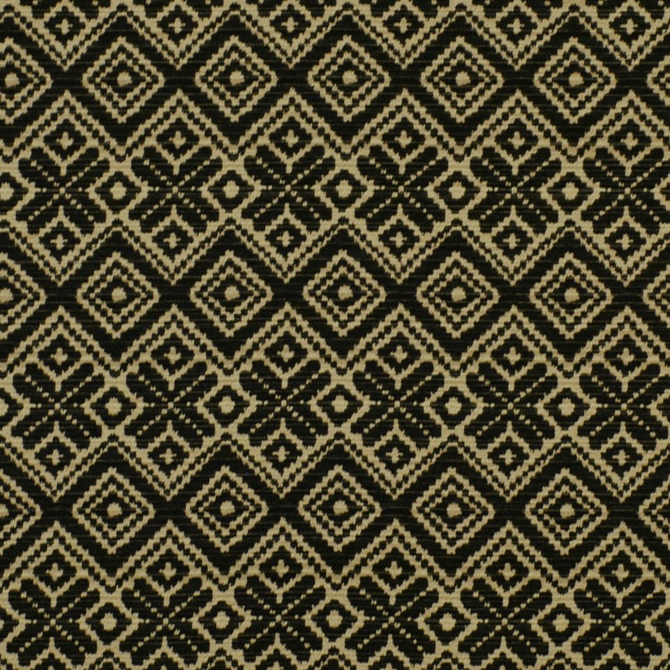 DIAMOND WAY | BLACK - Upholstery - Fabric