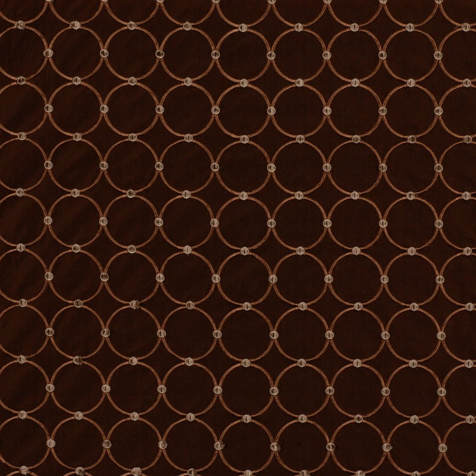 CIRCLE RINGS | ESPRESSO - Drapery - Fabric