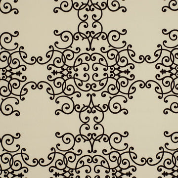 SOFT SCROLLS | JET - Drapery - Fabric