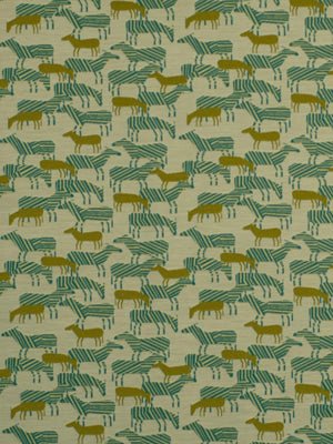ZEBRA SAFARI | AQUAMARINE - Upholstery - Fabric