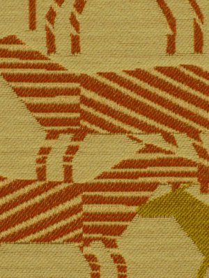 ZEBRA SAFARI | CARROT - Upholstery - Fabric