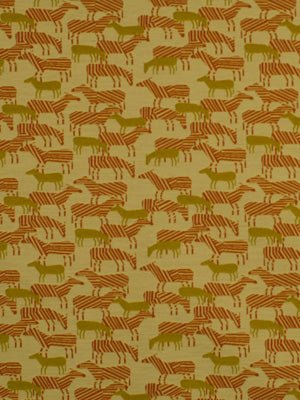 ZEBRA SAFARI | CARROT - Upholstery - Fabric
