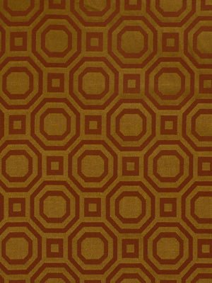 OCTAGONS | TERRACOTTA - Upholstery - Fabric