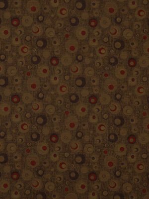 Circles Around | Henna - Woven - Fabric