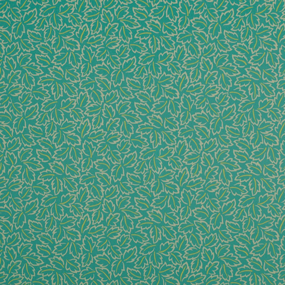 BAJA LEAVES | TURQUOISE - Drapery - Fabric
