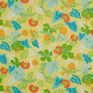 BAJA FLORAL EM | LEMON - Drapery - Fabric