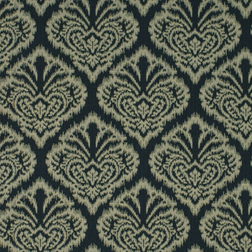 IKAT DAMASK | CHARCOAL - Upholstery - Fabric
