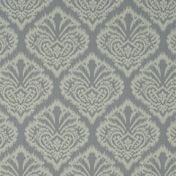 IKAT DAMASK | PEWTER - Upholstery - Fabric