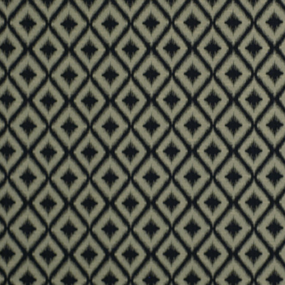 IKAT FRET | CHARCOAL - Upholstery - Fabric