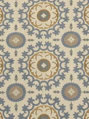 ROMAN CIRCLE | INDIGO - Upholstery - Fabric
