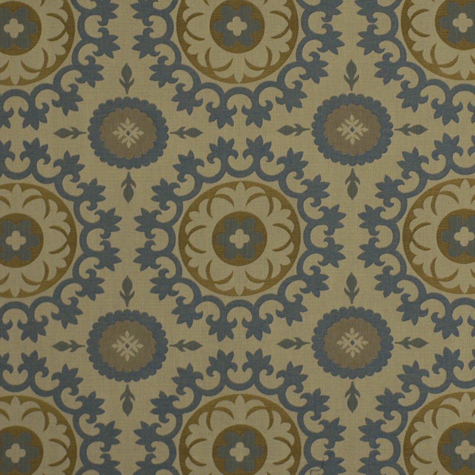 ROMAN CIRCLE | INDIGO - Upholstery - Fabric