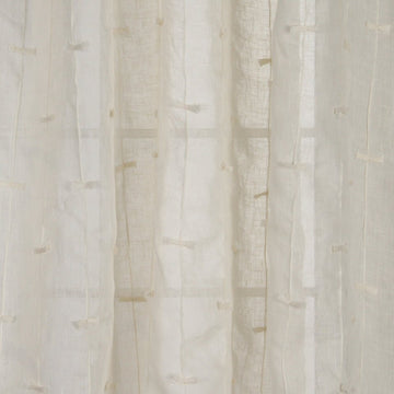 BOWS ALONG | OYSTER - Drapery - Fabric