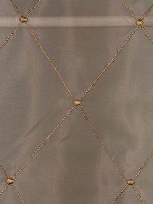 LINED DIAMONDS | DRIFTWOOD - Drapery - Fabric