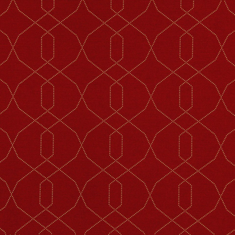Dotted Frame | Scarlet - Upholstery - Fabric