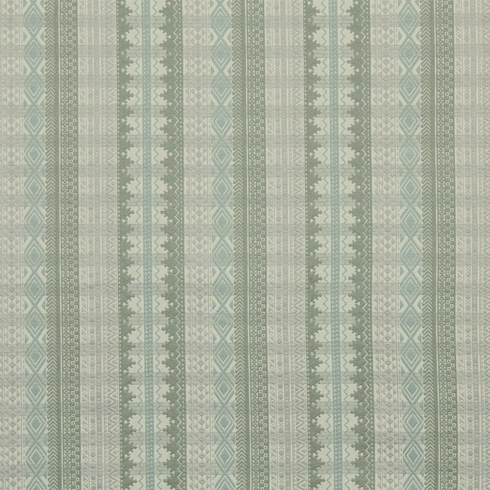 Philippe Plaid | Sky Linen - Upholstery - Fabric