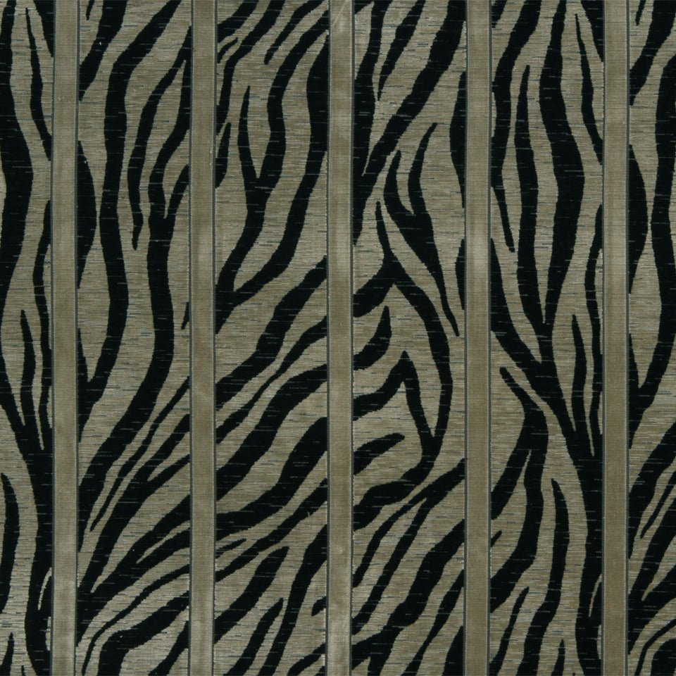 Zebra Stripe | Ebony - Upholstery - Fabric